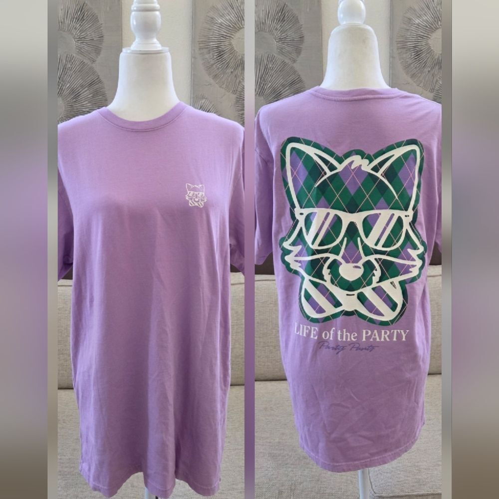 Party Pants Men's "LIFE of the PARTY" Short Sleeve T-shirt Sz Lg